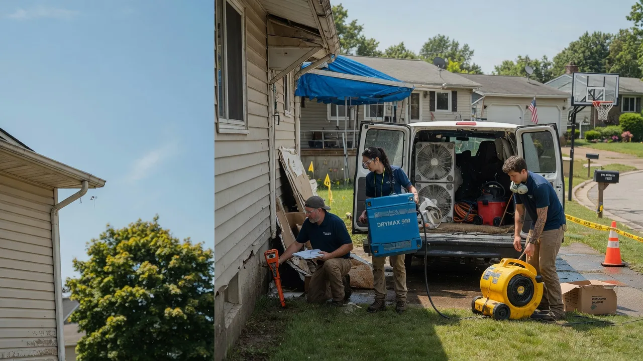 Ceiling Leak Cleanup in New Hampshire, OH near me